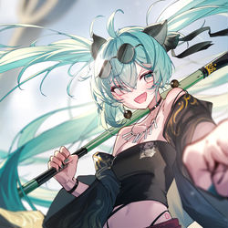 This is a pixiv picture whose title is MIKU 2024 1.