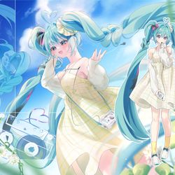 This is a pixiv picture whose title is 🎼🎶クローバー☘️.