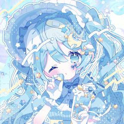 This is a pixiv picture whose title is ˗ˋˏ 🩵ʜᴀᴘᴘʏ ʙɪʀᴛʜᴅᴀʏ ᴍɪᴋᴜ !!🩵 ˎˊ˗.