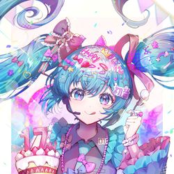 This is a pixiv picture whose title is 17才！.