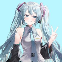 This is a pixiv picture whose title is HBD　MIKU！.