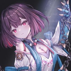 This is a pixiv picture whose title is 雪衣.