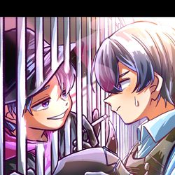 This is a pixiv picture whose title is 牢屋対応.