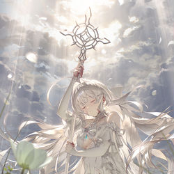This is a pixiv picture whose title is 祈り.