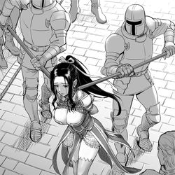 This is a pixiv picture whose title is 魔女狩り.