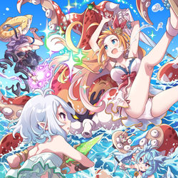 This is a pixiv picture whose title is 美食殿（サマー）.