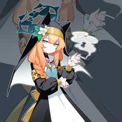 This is a pixiv picture whose title is 🚬.