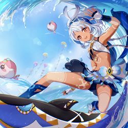 This is a pixiv picture whose title is Mualani.