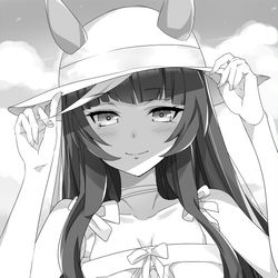 This is a pixiv picture whose title is 黙っていれば超絶清楚系美少女ライトオ。.