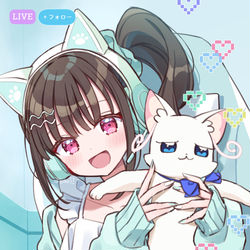 This is a pixiv picture whose title is 仕方ない、映ってあげる.