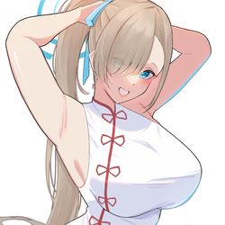 This is a pixiv picture whose title is アスナ　チーパオ.