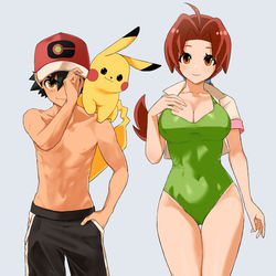 This is a pixiv picture whose title is 水着.