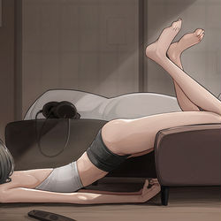 This is a pixiv picture whose title is 残暑.