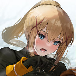 This is a pixiv picture whose title is 黒インナーダクネス.