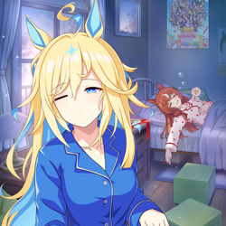 This is a pixiv picture whose title is ルームメート.