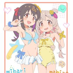This is a pixiv picture whose title is おにまいイラストまとめ.