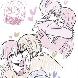 This is a pixiv picture whose title is 奏愛されニーゴ.