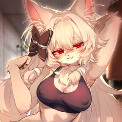 This is a pixiv picture whose title is 【稿子】福瑞追赶者.