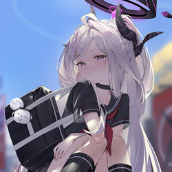 This is a pixiv picture whose title is HinaJK.