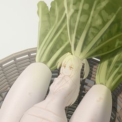 This is a pixiv picture whose title is ユウカみたいな大根あった。.