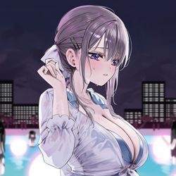 This is a pixiv picture whose title is ｢えっと………この後どうする…？｣.