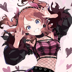 This is a pixiv picture whose title is 🖤.