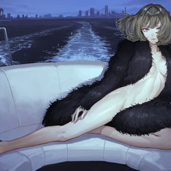 This is a pixiv picture whose title is 薄明.
