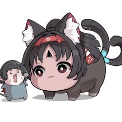 This is a pixiv picture whose title is 【ゼンゼロ】ネズミだって生き物さ 猫だって生き物さ.