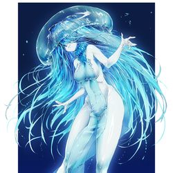 This is a pixiv picture whose title is くらげこ.