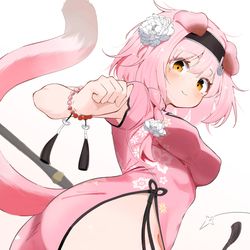 This is a pixiv picture whose title is チーパオGGちゃん.