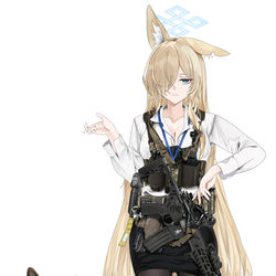This is a pixiv picture whose title is カンナ🔫🐕‍🦺.