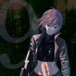 This is a pixiv picture whose title is 草薙素子.