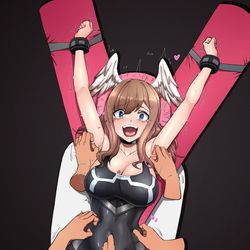 This is a pixiv picture whose title is Ticklish Eunie.