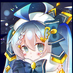 This is a pixiv picture whose title is snow miku2021 時計ちゃん.