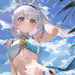 This is a pixiv picture whose title is Mualani.