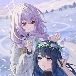 This is a pixiv picture whose title is 「おめでとう、サッちゃん」.