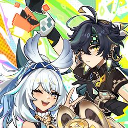 This is a pixiv picture whose title is 纳塔 启动！.