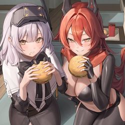 This is a pixiv picture whose title is NIKKE 1st Anniversary.