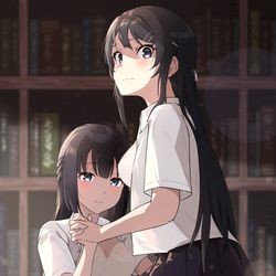 This is a pixiv picture whose title is ・・・なにしてるんですか.