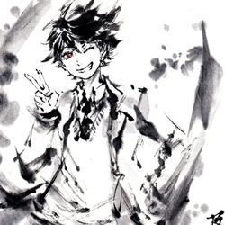 This is a pixiv picture whose title is 【極道畫師】及川徹.