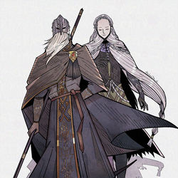 This is a pixiv picture whose title is Sir Ansbach & Thiollier.