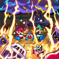 This is a pixiv picture whose title is サンダーダイナモ！.