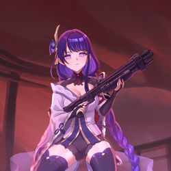 This is a pixiv picture whose title is Raiden Shotgun.
