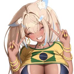 This is a pixiv picture whose title is Brazilian Fuwawa.