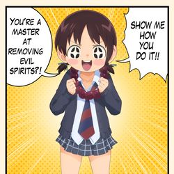 This is a pixiv picture whose title is Matsuoka (松岡咲子) Mitsudomoe 😊😊.