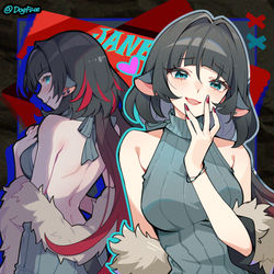 This is a pixiv picture whose title is ♦ 卧底蓝调♠.