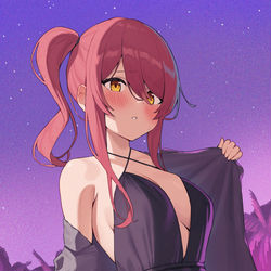 This is a pixiv picture whose title is 大崎姉妹とナイトプール.