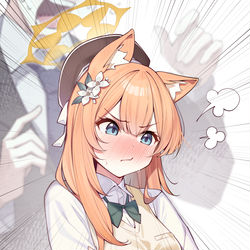 This is a pixiv picture whose title is 😠.