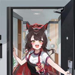 This is a pixiv picture whose title is 狐坂ワカモ.