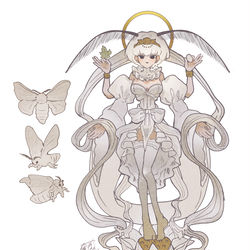 This is a pixiv picture whose title is 蚕.